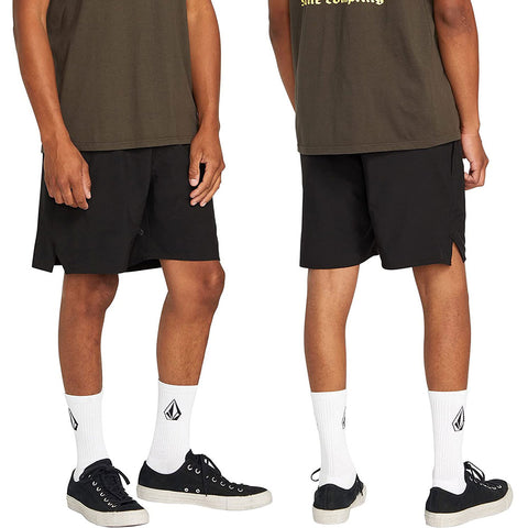 Volcom Mens Frickin Ascender Shorts in Black