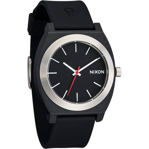 Nixon Time Teller OPP Watches in silver and black