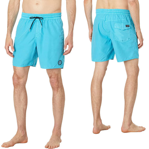 Volcom Mens Center Boardshorts in electric blue