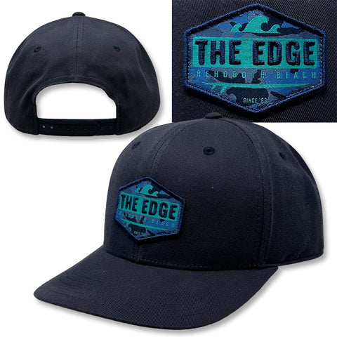 Edge Blue Wave Hats in navy