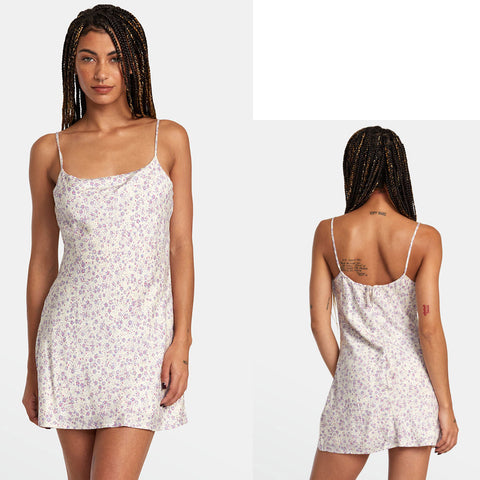 RVCA Womens Macarthur Dresses in lavender