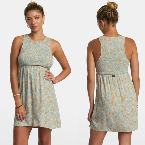 RVCA Womens Trigger Dresses in gold