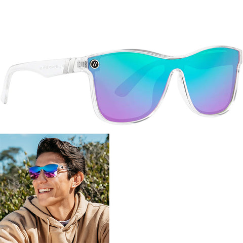 Blenders Fantasyland Sunglasses in crystal clear and blue polarized
