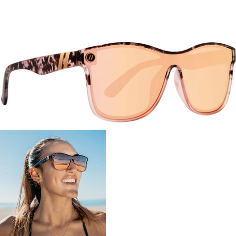 Blenders Lion Heart Sunglasses in champagne tortoise and champagne polarized