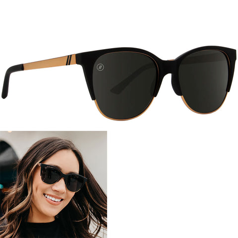 Blenders Americano Sunglasses in black and grey polarized