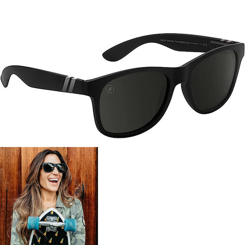 Blenders Deep Space X2 Sunglasses in black and grey polarized