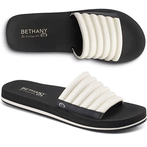 Cobian Womens Bethany Puka Sandals in Cream