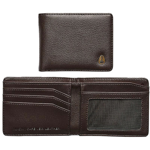 Nixon Mens Cape Vegan Wallets in brown