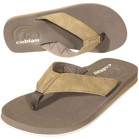 Cobian Mens Floater Sandals in cement