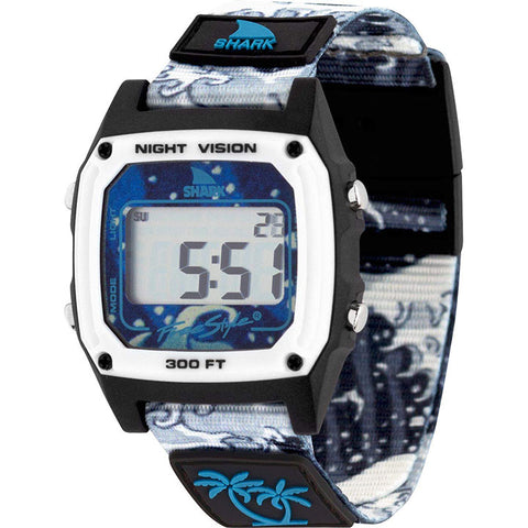 Freestyle Shark Clip Watches in white/black and wave
