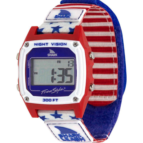 Freestyle Shark Mini Clip Watches in white and reef life