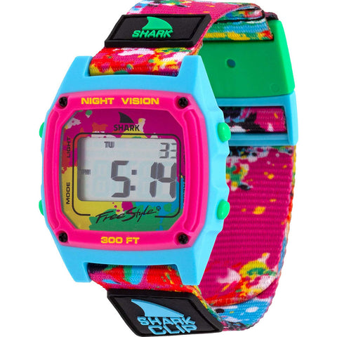 Freestyle Shark Classic Clip Watches in pink/blue and splatter neon