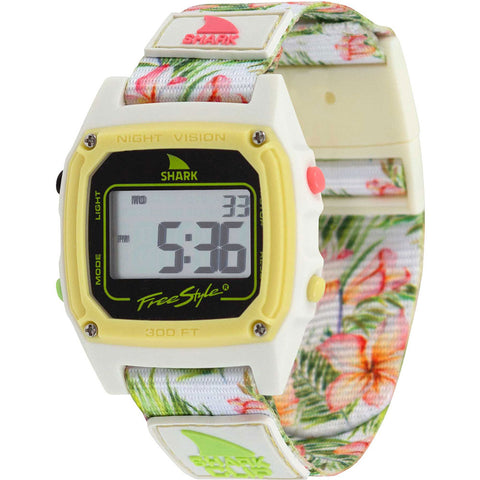 Freestyle Shark Classic Clip Watches in plumeria and white floral