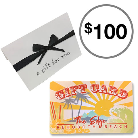 Edge Store 100 Gift Card in beach and 100