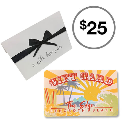 Edge Store 25 Gift Card in beach and 25