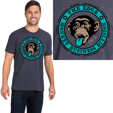 Edge Monkey Biz 2 T-Shirts in navy heather