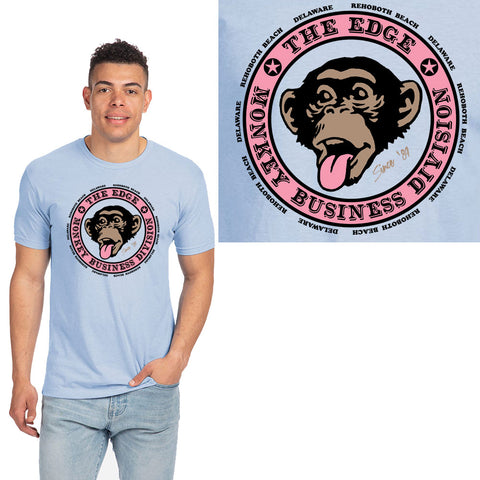 Edge Monkey Biz T-Shirts in carolina blue