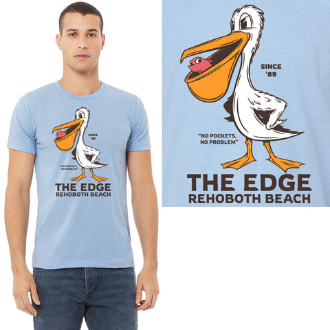 Edge Pelican T-Shirts in Carolina Blue