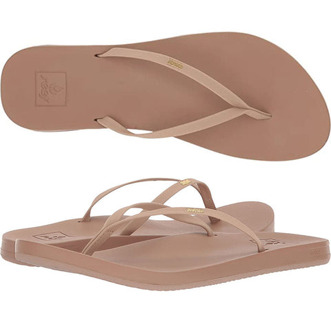 Reef Womens Cushion Bounce Slim Sandals in nude