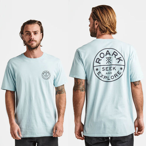Roark Seek and Explore Signet T-Shirts in light blue