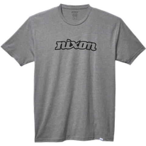 Nixon OG Script T-Shirts in dark heather