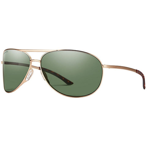 Smith Serpico 2 Sunglasses in matte gold and polar gray green