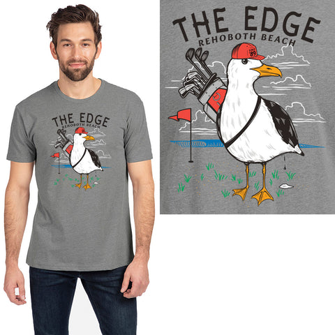 Edge Sea Gull T-shirts in heather  grey