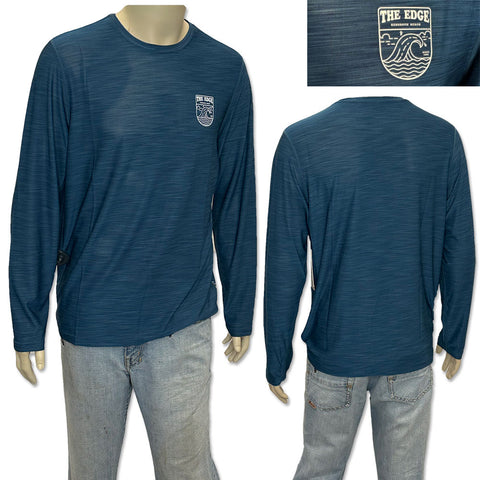 Edge Mens Sessions L/S Shirts in Blue