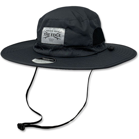 Edge No Flop Bucket Hats in dark charcoal