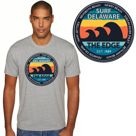 Edge Surf Delaware T-shirts in grey heather